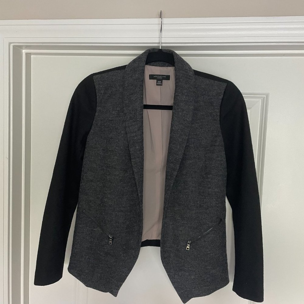 Casual Ann Taylor Petites 00p Color Block Blazer